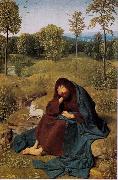 Geertgen Tot Sint Jans St John the Baptist in the Widerness (mk08) oil